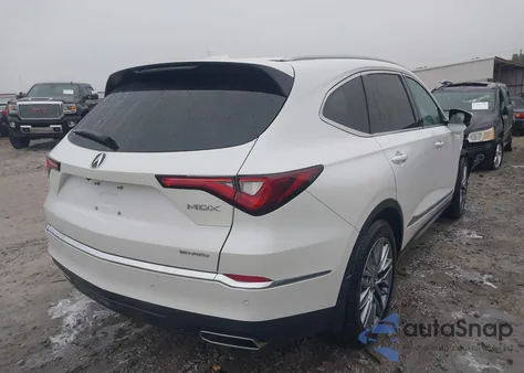 2023 Acura Mdx Advance Package из США, поврежденный, VIN 5J8YE1H89PL011643